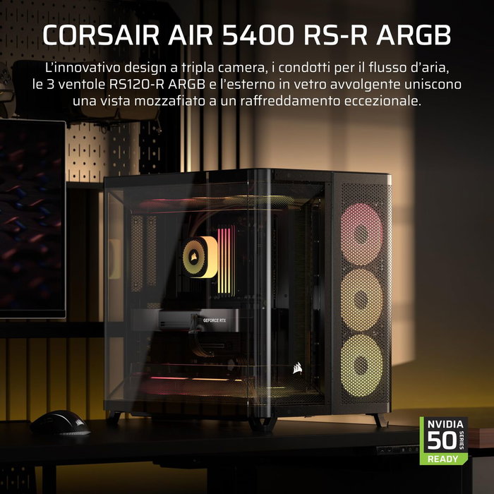 Corsair AIR 5400 RS-R ARGB Noir Corsair AIR 5400 RS-R ARGB Noir
