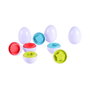 TACHAN Pack de 6 Œufs de Couleurs à Emboîtement - Jouet Éducatif pour Apprendre les Formes et Couleurs - Motricité Fine - À Partir de 1 An