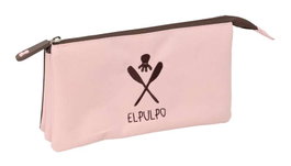 Safta Portatodo Triple El Pulpo Rose 22x12x3cm
