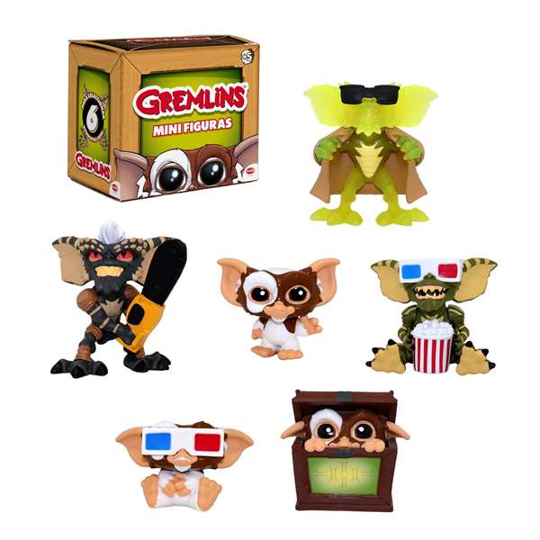 Bizak Figuras Coleccionables Gremlins - Figurines de Collection Gremlins 6 cm Modèles Assortis Langue Espagnol