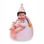 Muñecas Antonio Juan Poupée Bébé Nouveau-Né Pipa Circus 50426 en Espagnol 42 cm en Vinyle Doux avec Puff et Costume