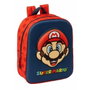 Safta Cartable Super Mario 3D Rouge et Bleu Marine 22x27x10cm