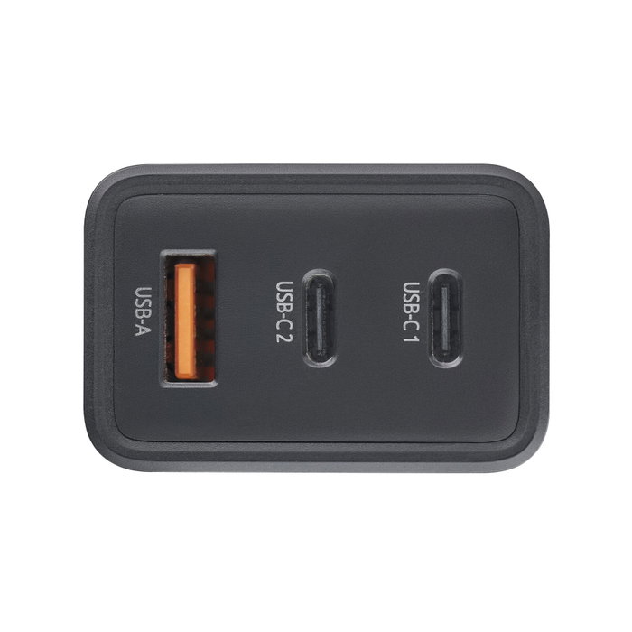 Intenso Chargeur mural GaN W65ACC 2x USB Type-C et 1x USB Type-A 65W Intenso Chargeur mural GaN W65ACC 2x USB Type-C et 1x USB Type-A 65W