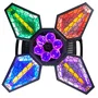ALGAMLIGHT Proyector LED giratorio multiefectos noir