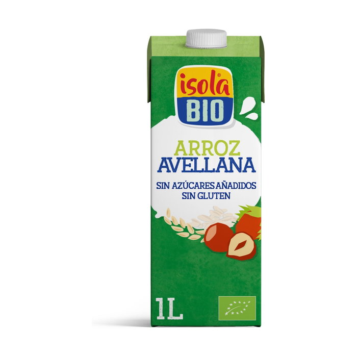 Isola Bio Boisson de riz et noisettes Bio 1 L