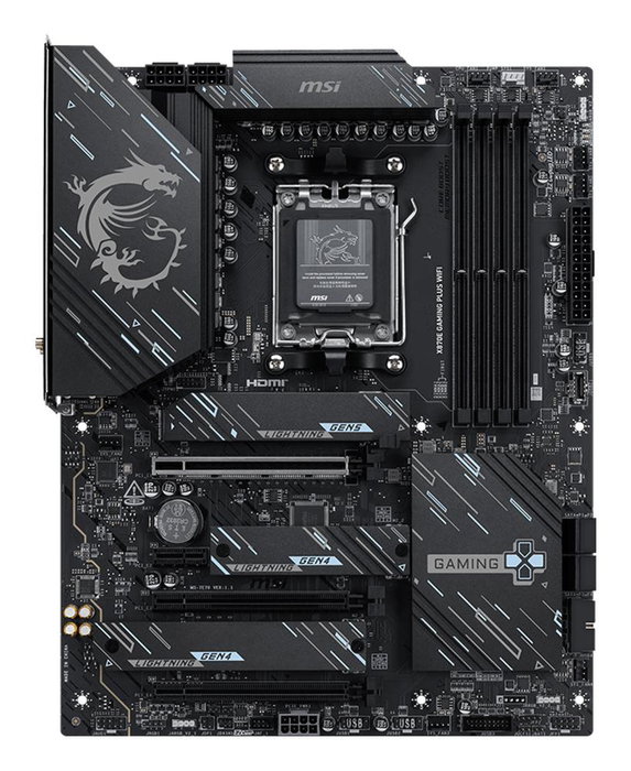 MSI Placa Base MPG X870E Gaming Carte Mère AMD AM5 DDR5 Wi-Fi 7 Bluetooth 5.4 MSI Placa Base MPG X870E Gaming Carte Mère AMD AM5 DDR5 Wi-Fi 7 Bluetooth 5.4