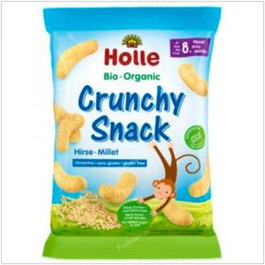 HOLLE Snack de millet croustillant ECO, 8x25g