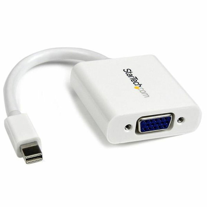 Adaptateur Mini DisplayPort vers VGA Startech MDP2VGAW Blanc Noir 0,12 m Adaptateur Mini DisplayPort vers VGA Startech MDP2VGAW Blanc Noir 0,12 m
