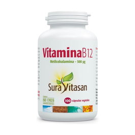 Sura Vitasan Vitamine B12 (Méthylcobalamine) 500mcg, 100 capsules