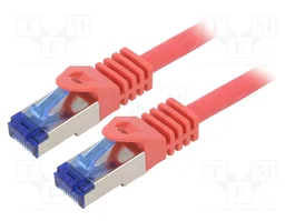 LOGILINK Patch cord Cat 6a S/FTP RJ45 5m Rouge