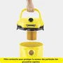 Kärcher Aspirateur eau et poussières WD2 Plus V-15/4/18/C 15L 1000W avec fonction soufflerie, flexible 1.8m, pour garage, cave, véhicule, terrasse