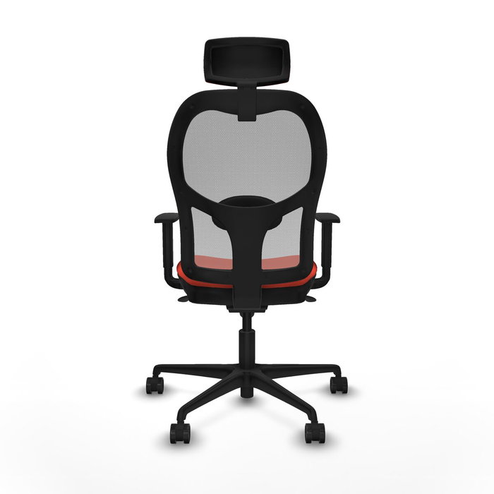 Chaise de Bureau avec Appui-tête Jorquera Piqueras y Crespo 1D036N2 Orange Foncé