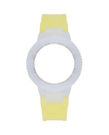 Watxandco Bracelet de montre Jaune 38mm