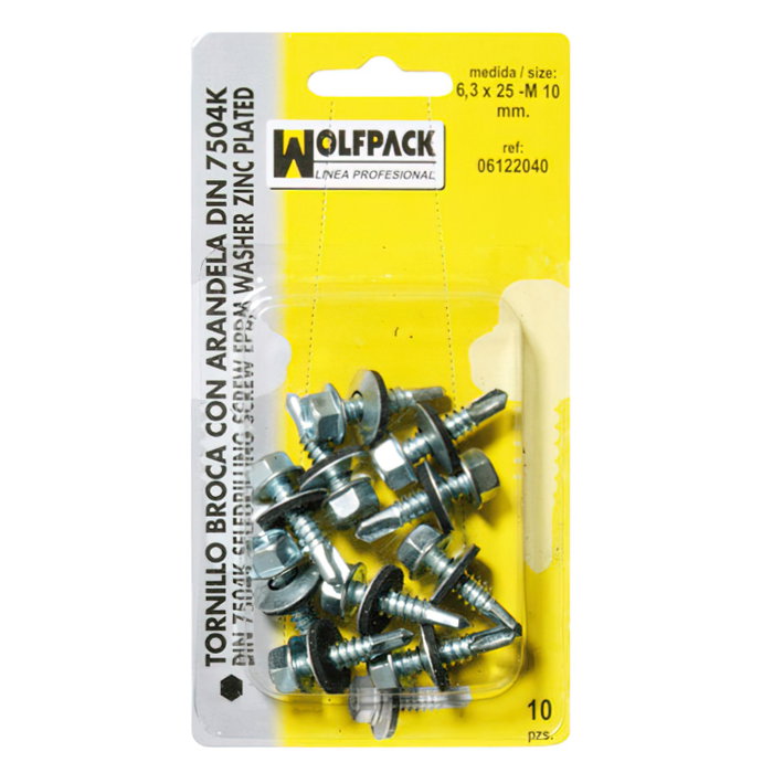 WOLFPACK LINEA PROFESIONAL Vis forêt 4,8x16-8 mm (20 unités) WOLFPACK LINEA PROFESIONAL Vis forêt 4,8x16-8 mm (20 unités)