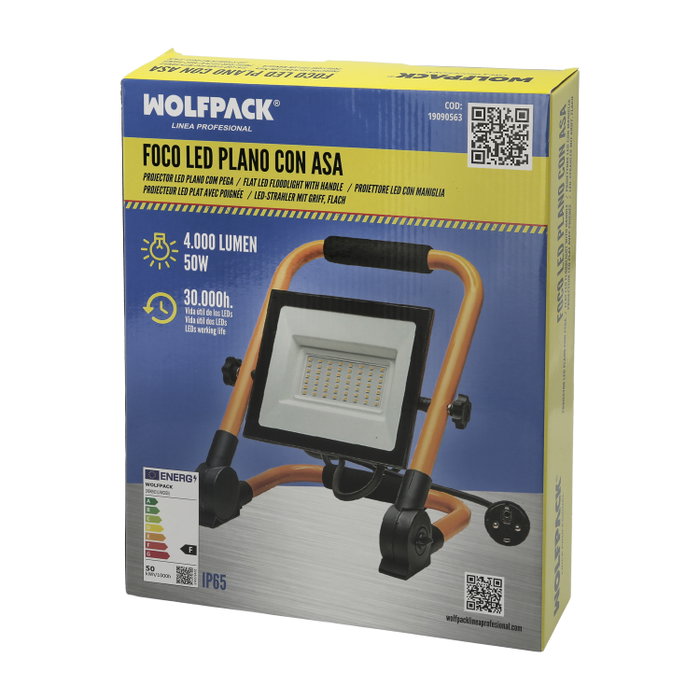 WOLFPACK LINEA PROFESIONAL Projecteur LED Plat 50W 4000K IP65 WOLFPACK LINEA PROFESIONAL Projecteur LED Plat 50W 4000K IP65