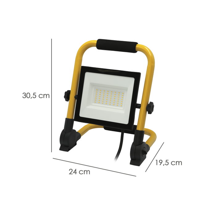 WOLFPACK LINEA PROFESIONAL Projecteur LED Plat 50W 4000K IP65 WOLFPACK LINEA PROFESIONAL Projecteur LED Plat 50W 4000K IP65