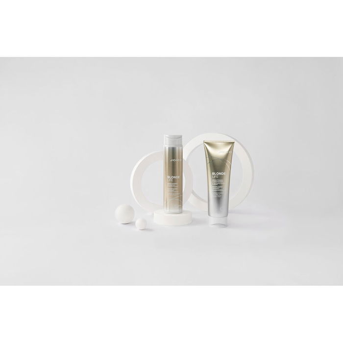 Joico BLONDE LIFE Après-shampooing Éclaircissant pour Cheveux Blonds Colorés ou Décolorés - Nutrition Intense 250 ml