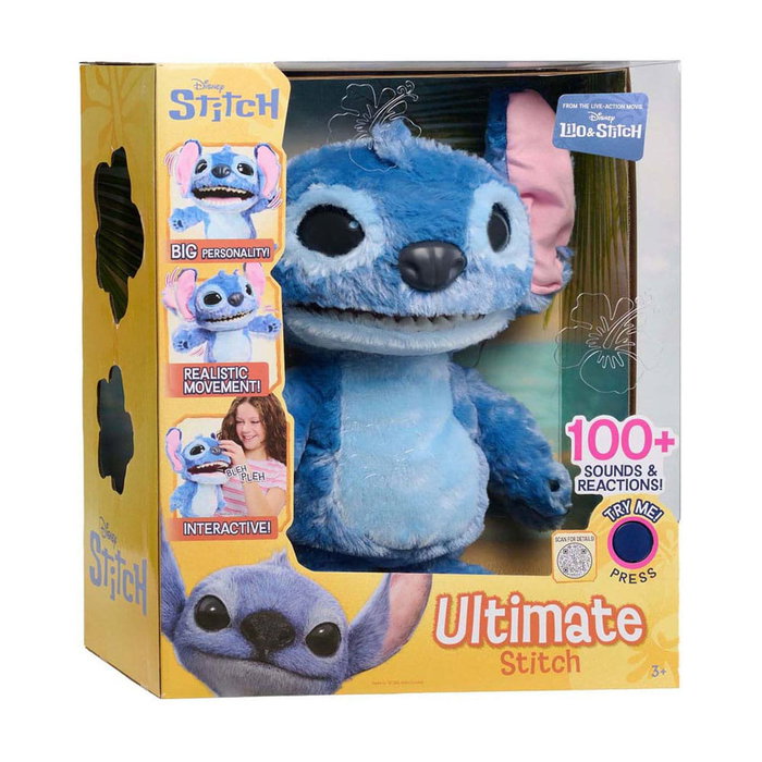 JUST PLAY Peluche Interactive Ultimate Stitch Disney 43 cm JUST PLAY Peluche Interactive Ultimate Stitch Disney 43 cm