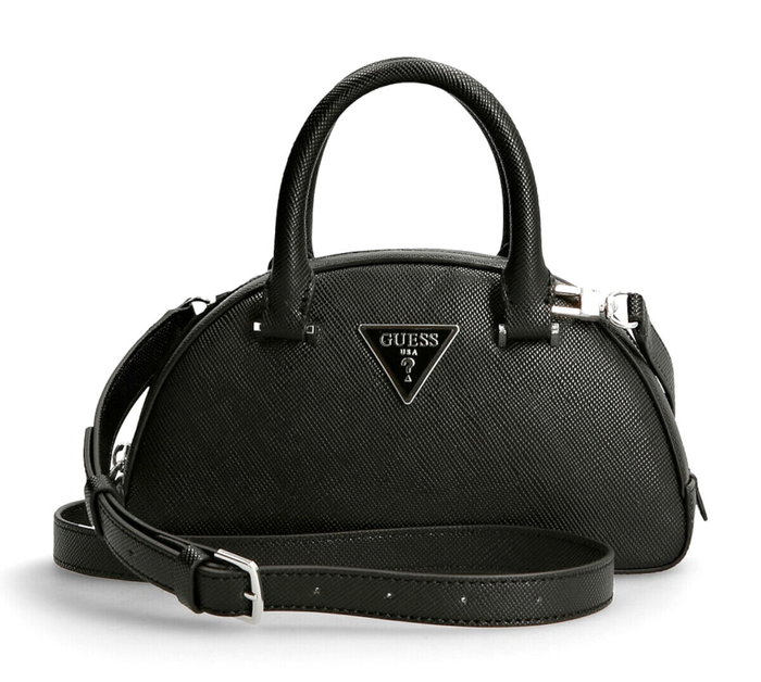 Guess Sac Cordelia Mini en textile noir pour femme en polyuréthane Guess Sac Cordelia Mini en textile noir pour femme en polyuréthane
