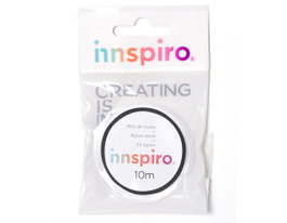 Innspiro Fil élastique noir 0,6mm 10m