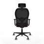 Piqueras y Crespo Chaise de Bureau 1D036G2 Bordeaux