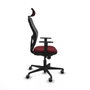 Piqueras y Crespo Chaise de Bureau 1D036G2 Bordeaux