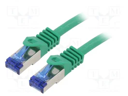 LOGILINK Cordon de raccordement Cat 6a S/FTP RJ45 2m vert