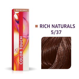 Wella Professionals Color Touch - Teinture capillaire semi-permanente sans ammoniaque 5/37 Light Chestnut Golden Brown (Châtain doré clair) - 60 ml