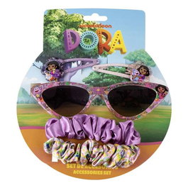 Cerdá Set de Beauté - Lunettes de soleil Dora l'Exploratrice pour enfant de 3 ans et plus, Violet, 15 x 17 x 2 cm