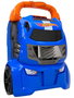Hot Wheels Coffre de transport et lanceur 2 en 1 avec 4 pistes et capacité pour 20 voitures - Version espagnole