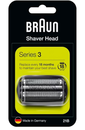 Braun 736879 Pack de lames de rasoir 21B Kombipack Argent
