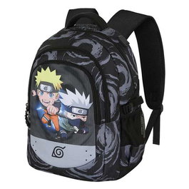 Karactermania Mochila Naruto Run Plus Fan Kid Sac à dos avec compartiments et port USB - Dimensions 44x34x21 cm