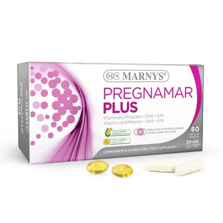 MARNYS PREGNAMAR PLUS 30+30caps. MARNYS PREGNAMAR PLUS 30+30caps.