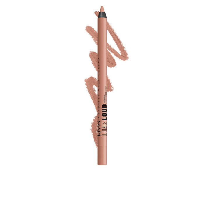 Nyx Professional Make Up Crayon à Lèvres Stick LINE LOUD #3-goal crusher Longue Tenue, Sans Transfert, Enrichi Huile Jojoba Vitamine E