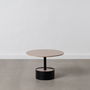 Table Basse Noir Naturel 65 x 65 x 37,5 cm