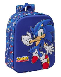 Safta Mochila Guarderia 3D Sonic
