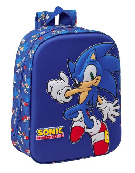 Safta Mochila Guarderia 3D Sonic Safta Mochila Guarderia 3D Sonic