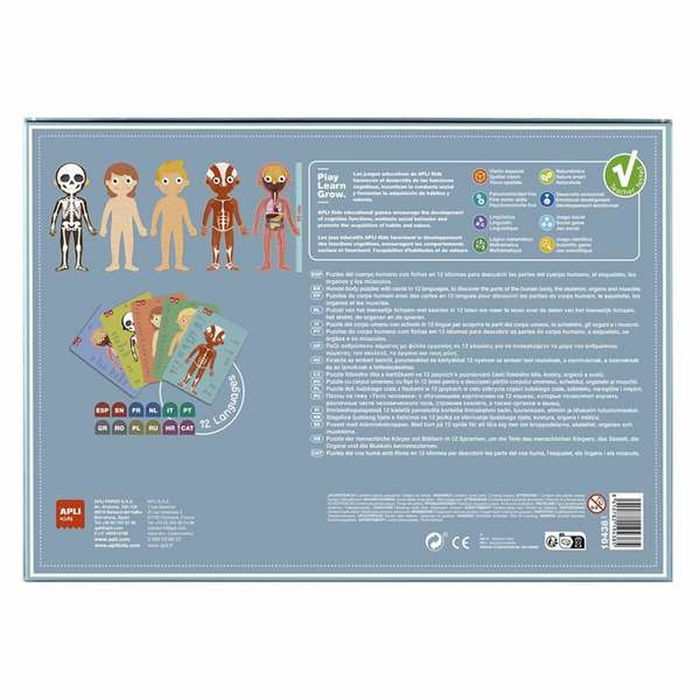 Puzzle Apli 19438 35 x 75 x 24 cm Corps humain 240 Pièces