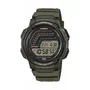 Casio WS-1800 Montre digitale mixte verte à quartz avec timer et heure universelle, résistante pour le sport et le voyage