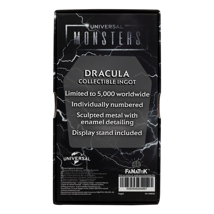 Universal Monsters Lingot Dracula Limited Edition Universal Monsters Lingot Dracula Limited Edition
