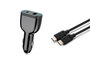 CoreParts Chargeur de voiture 78W avec USB-C et USB-A
