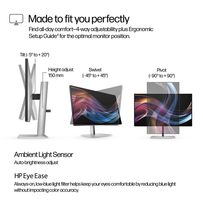 HP Écran 4K Thunderbolt 4 Series 7 Pro 27 pouces - 727pk
