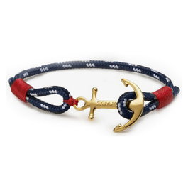Tom Hope Bracelet 24k Atlantic one, ancr Doré