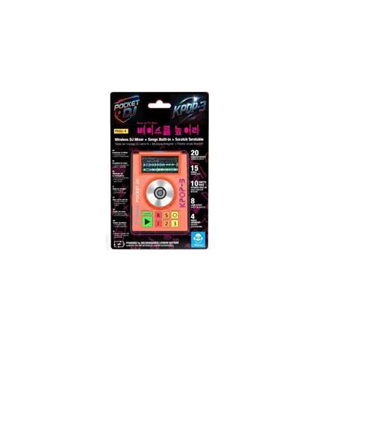 Cefa - DJ Player K-pop avec haut-parleur intégré, prise audio pour haut-parleur externe, batterie rechargeable, mélodies K-pop incluses - Modèles assortis Cefa - DJ Player K-pop avec haut-parleur intégré, prise audio pour haut-parleur externe, batterie rechargeable, mélodies K-pop incluses - Modèles assortis