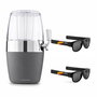 Pack distributeur de bière réfrigérant InnovaGoods et 2 lunettes de soleil enroulables Sunfold Spain Black