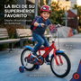 Huffy Bicicleta Spiderman Vélo pour Enfant 16" - De 5 à 8 Ans