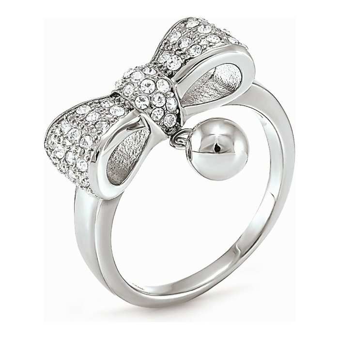 Folli Follie Bague en Acier Inoxydable Argentée Taille 54 Folli Follie Bague en Acier Inoxydable Argentée Taille 54