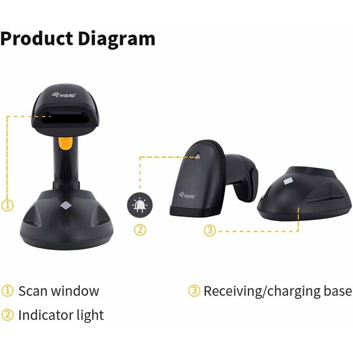 Lecteur de Codes Barres Equip 35102607101