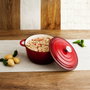 Bidasoa Casserole avec Couvercle Fierro Rouge Ø 24 cm 3,7 L (2 Unités)