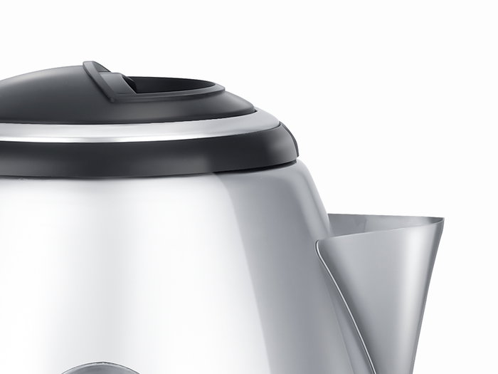 Argon Bouilloire Inox 1,8L 22x23x16 cm Argent et Noir (Set de 6) Argon Bouilloire Inox 1,8L 22x23x16 cm Argent et Noir (Set de 6)